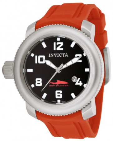 Bracelet de montre Invicta 1691 Sea Hunter Silicone Rouge